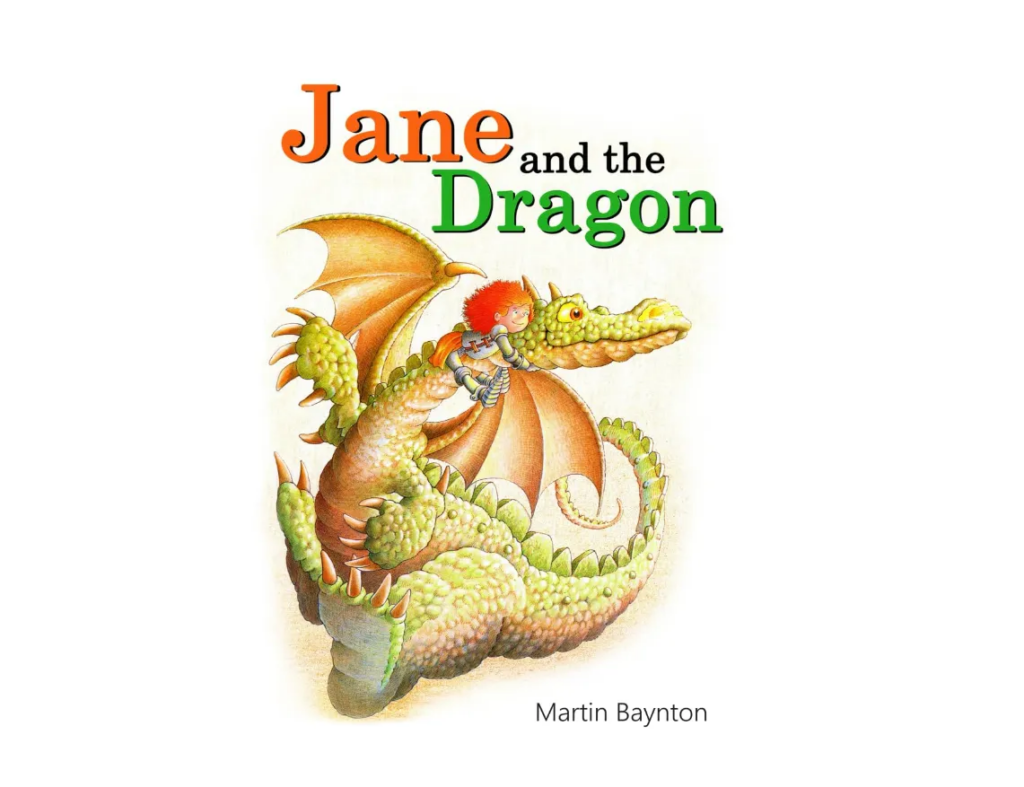 Jane and the Dragon book cover, by Martin Baynton